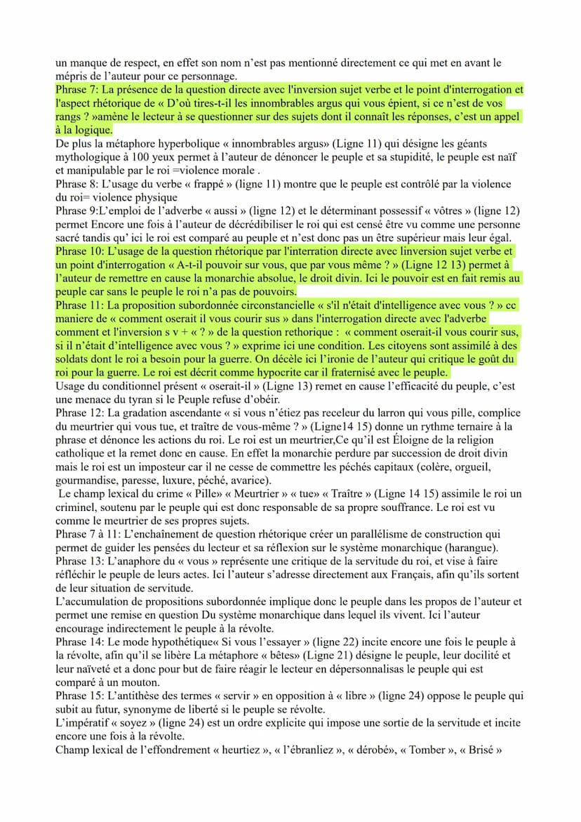 FICHE de français
littérature d'idées : lettres persanes (lettres 12, 24, 161+ discours de la servitude
volontaire
théâtre : juste la fin du