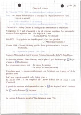 Know La France de 1974 a 1988: un tournant culturel, politique et social  thumbnail