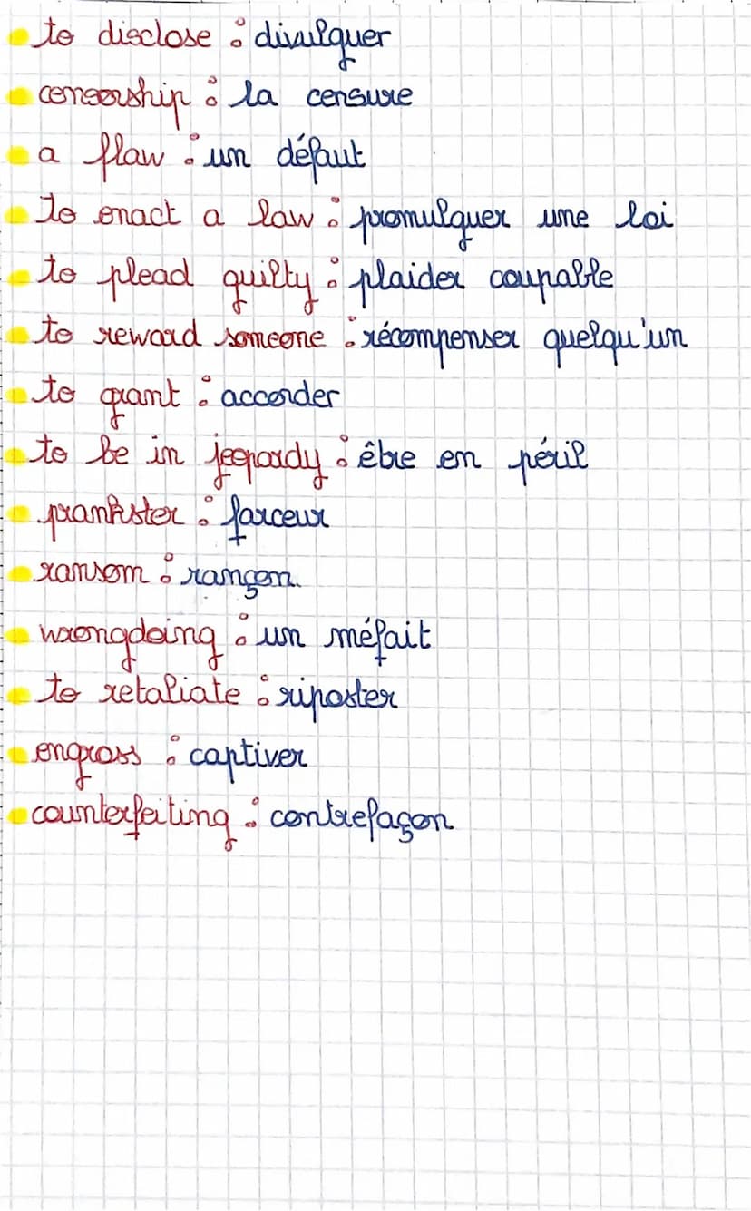 vocabulaire anglais
Atizenship citoyenneté
F
Discrepancy &
divergence / un écart
Material world : un monde materiel
Unreal : irréel
Gyberbul