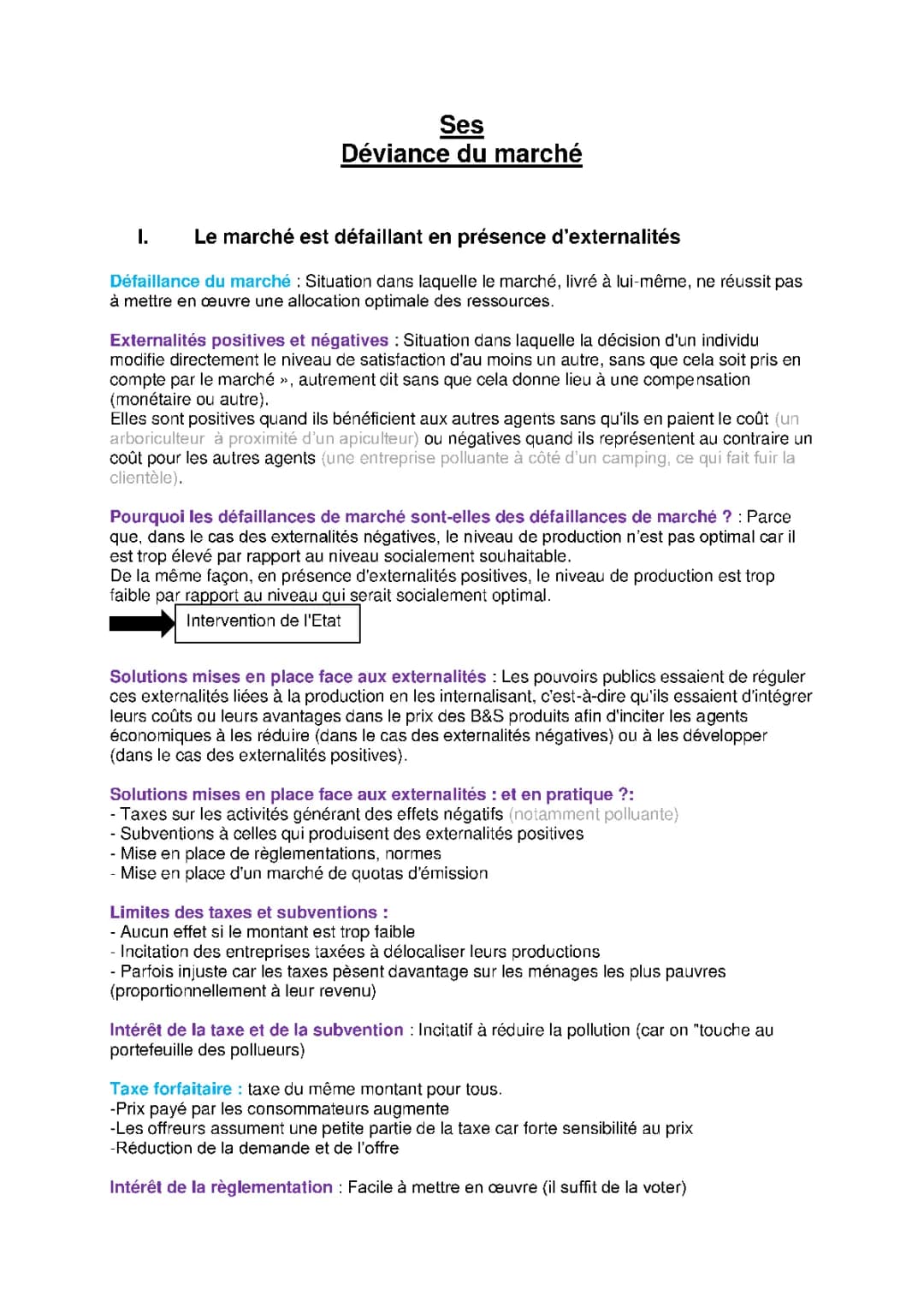 Comment l'État Peut Aider avec les Problèmes du Marché