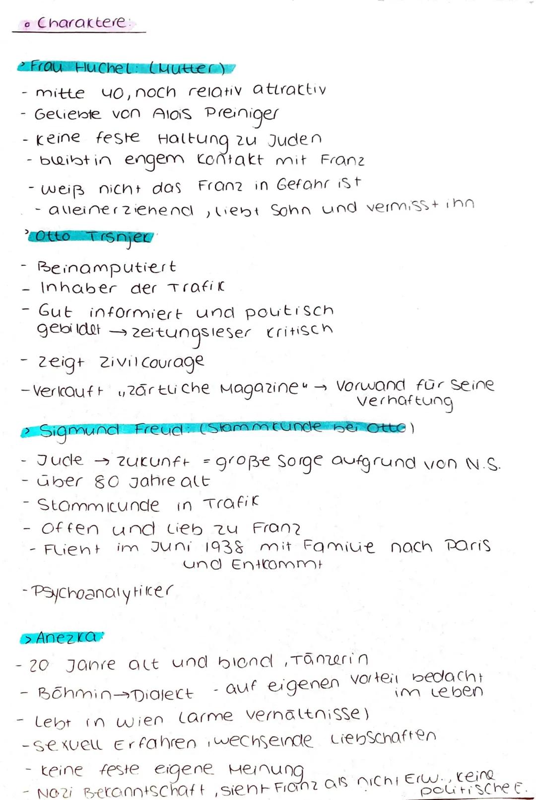 - DER TRAFIKANT

① Analyse einer Textstelle

• Einleitung:
> Titel, Autor, Thema, Erscheinungsjahr, Textsorte

↳ Im folgenden werde ich die 
