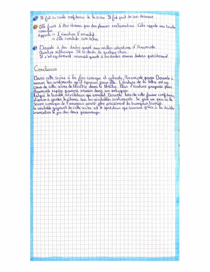 Français
Amorce
la
Les fausse confidence est une pièce de théâtre de 3 ack représentée pour
foremière for en 1737
a
Cette comédie sove la de