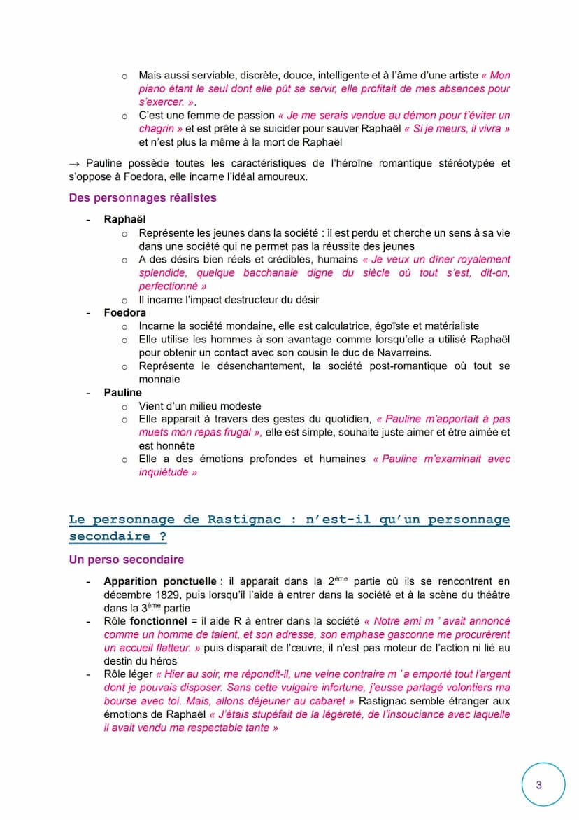 Thèmes principaux de La
Peau de Chagrin
Le roman est-il fantastique ou réaliste ?
Réalisme= mouvement qui représente la réalité objectivemen