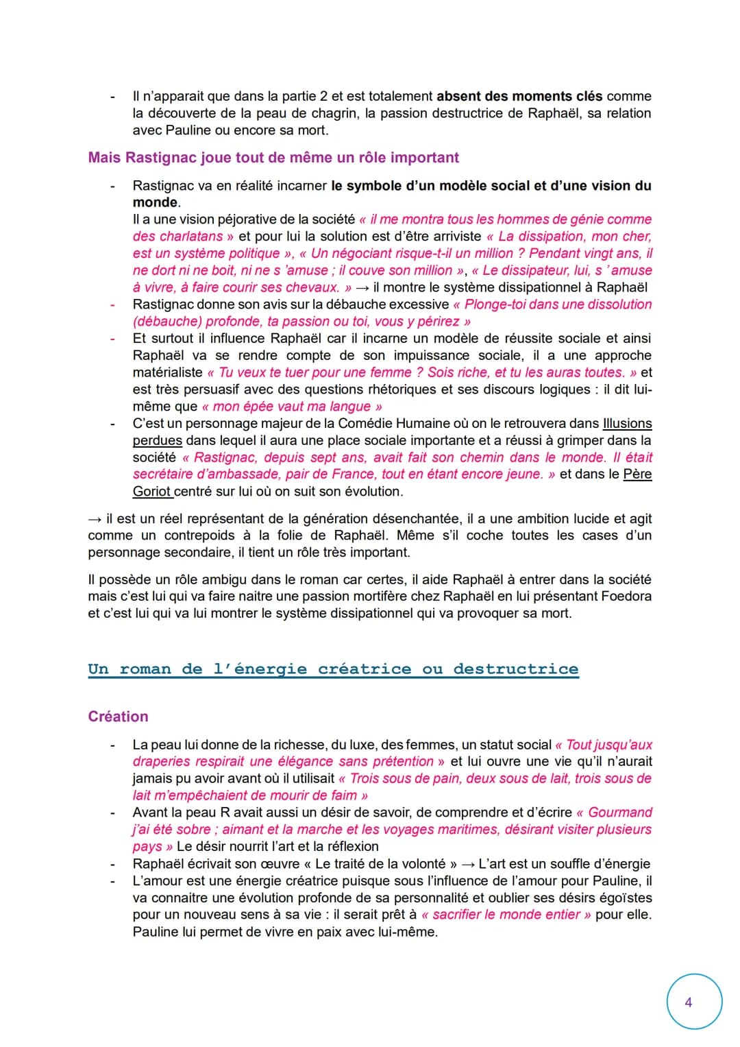 Thèmes principaux de La
Peau de Chagrin
Le roman est-il fantastique ou réaliste ?
Réalisme= mouvement qui représente la réalité objectivemen