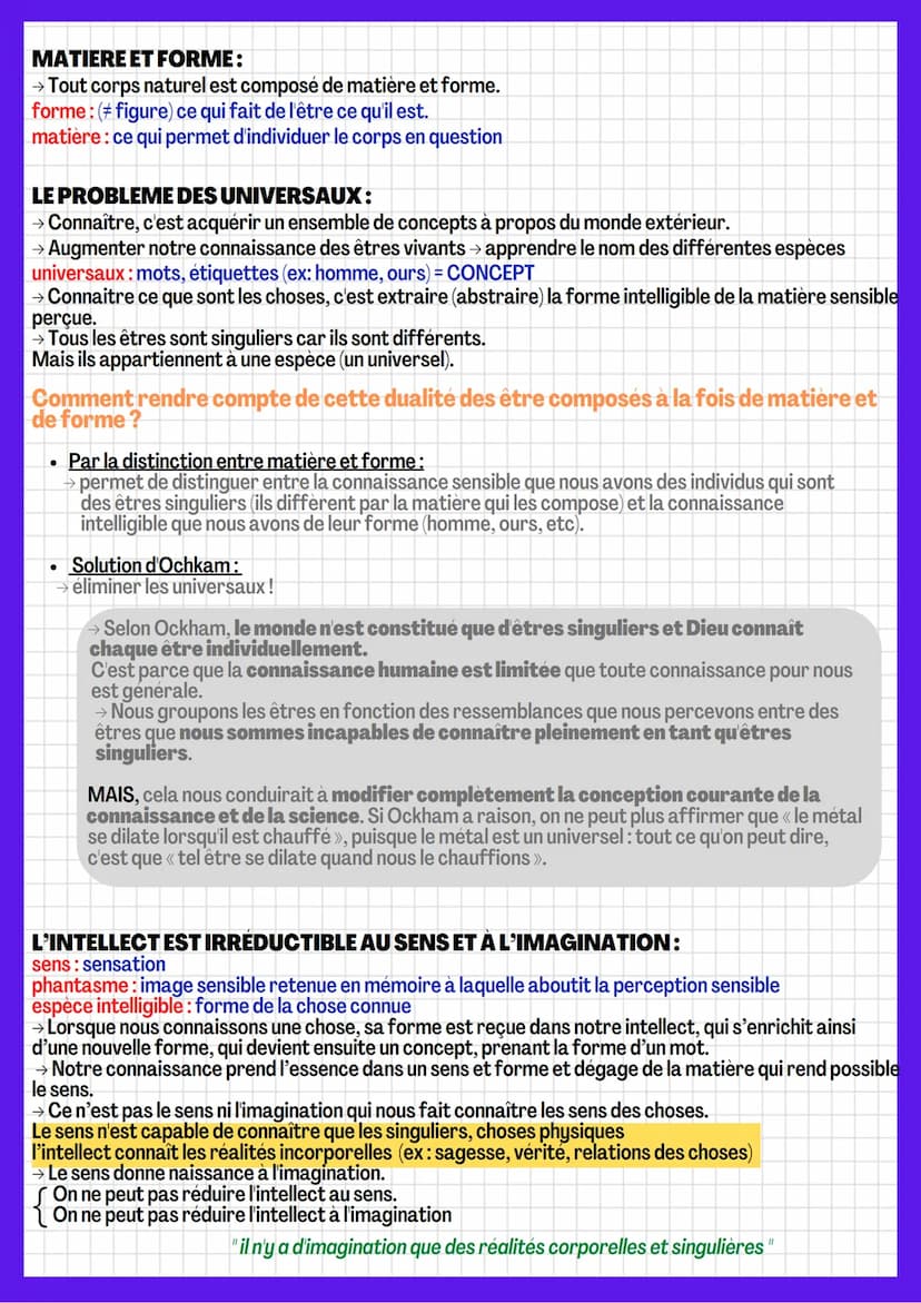 LA VÉRITÉ
scepticisme: courant philosophique → il n'y a pas vraiment de vérité
I. ADEQUATION ENTRE LA CHOSE ET L'INTELLECT
"adéquation de la