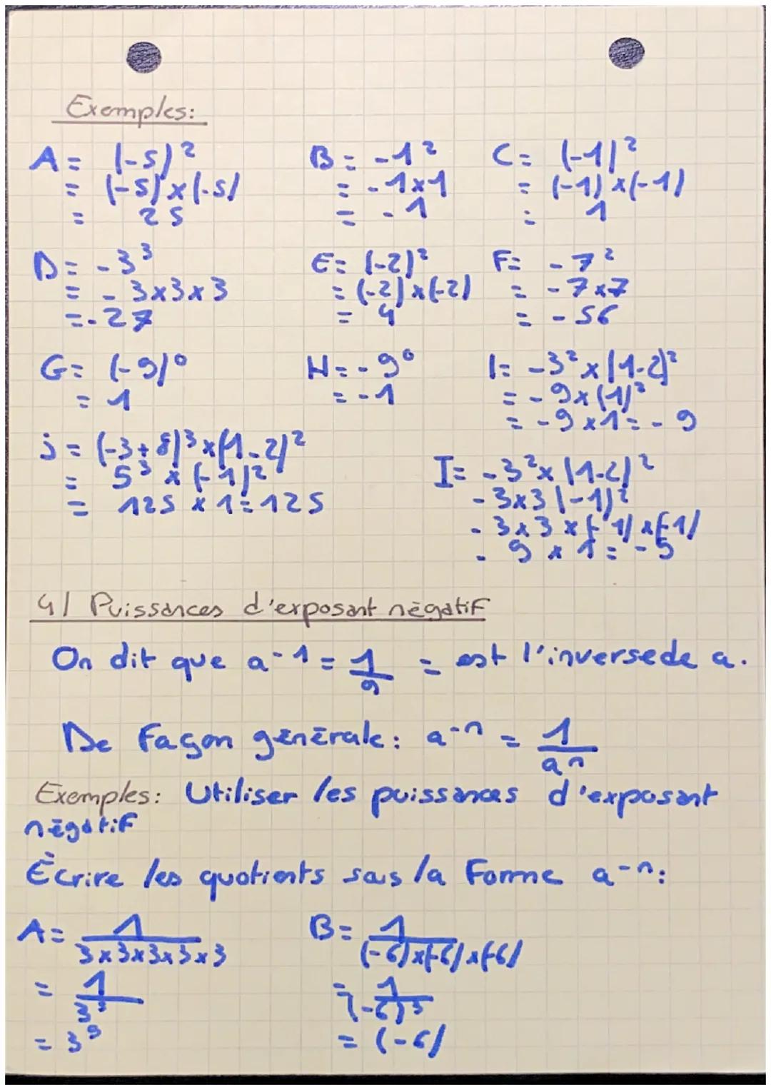75-19
1. Puissances d'un nombre.
1) Exemples et définition
3 à la
puissance 4
390
3x 3 x 3 x3
81
1 à la
LES PUISSANCES
Puissance 5
15
1x1x1x