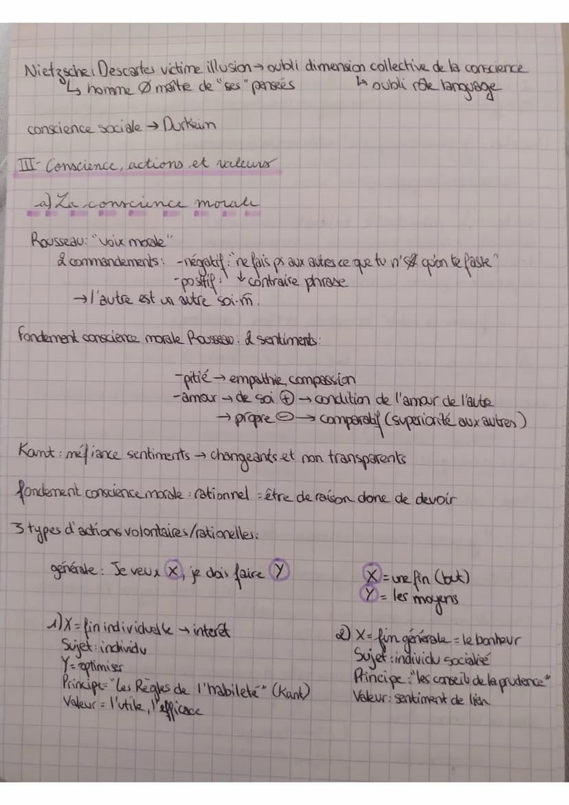 PHILOSOPHIE-
THEME 1: La conscience
Etymologie.
-conscience
latin "cum"
=avec
latin "scienta"
le savoir
= ce qui accompagne le savoir, être 