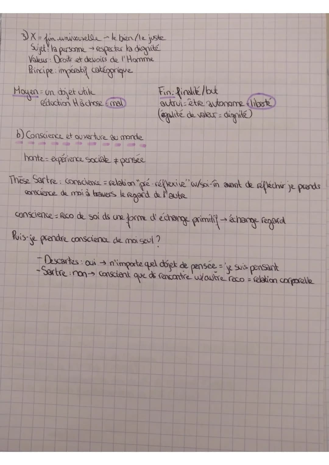 PHILOSOPHIE-
THEME 1: La conscience
Etymologie.
-conscience
latin "cum"
=avec
latin "scienta"
le savoir
= ce qui accompagne le savoir, être 