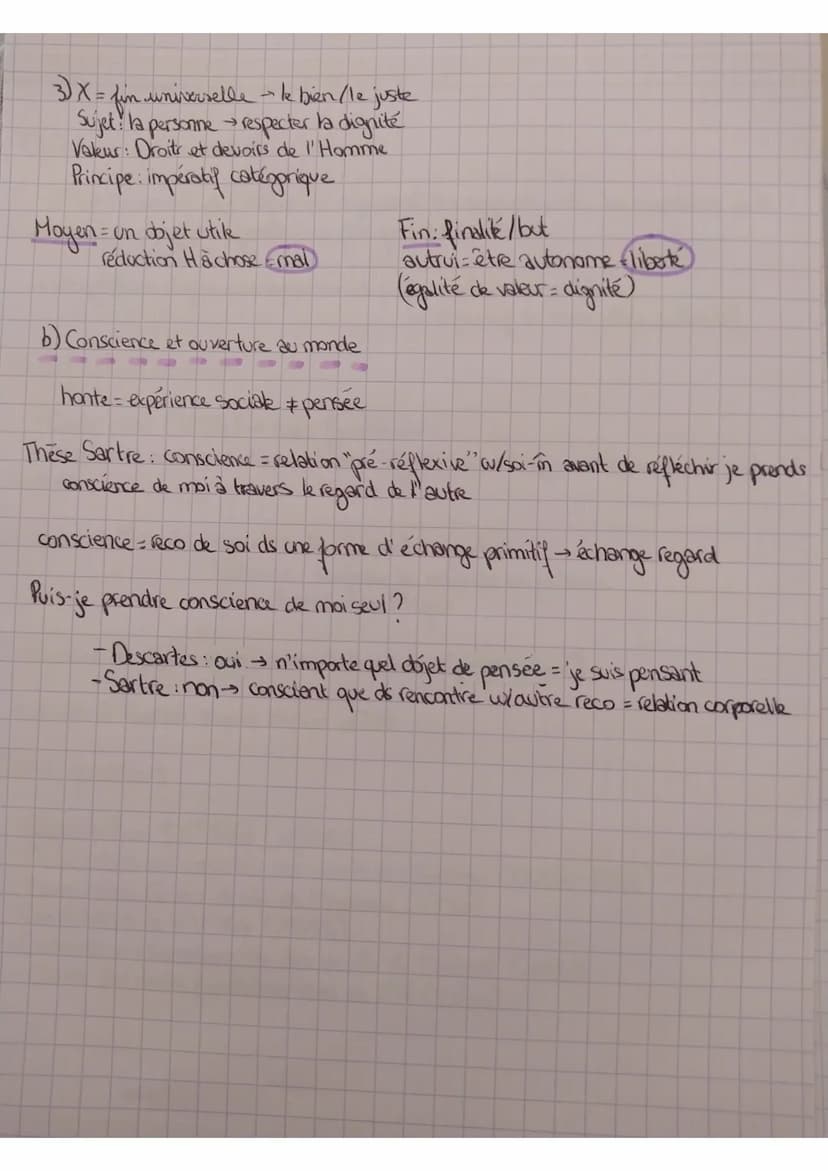 PHILOSOPHIE-
THEME 1: La conscience
Etymologie.
-conscience
latin "cum"
=avec
latin "scienta"
le savoir
= ce qui accompagne le savoir, être 