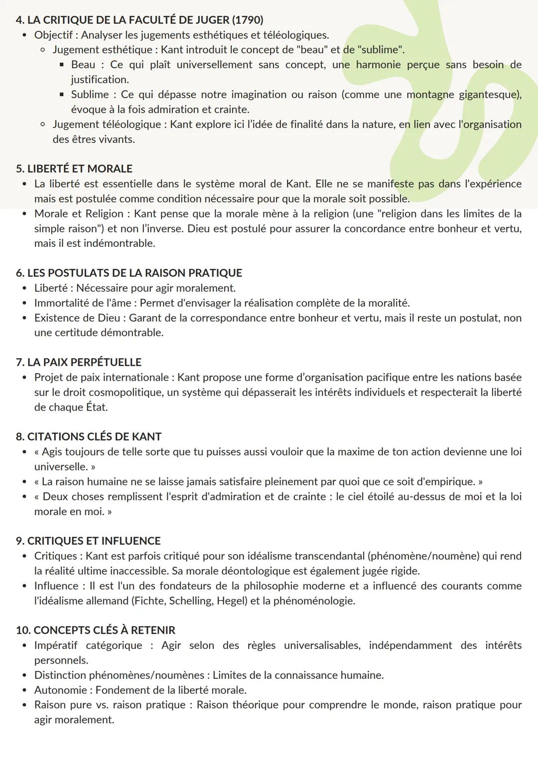 # Emmanuel Kant

- Époque: XVIIIe siècle (1724-1804), période des Lumières.
- Lieu: Philosophe allemand, professeur à Königsberg.
- Influenc