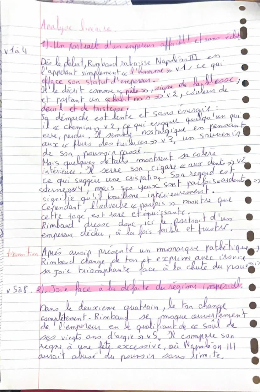 # Analyse linéaire : Rages de Césars

## Introduction :
le poème Rages de Césars est un sonnet satirique écrit par Arthur Rimbaud en 1870, a