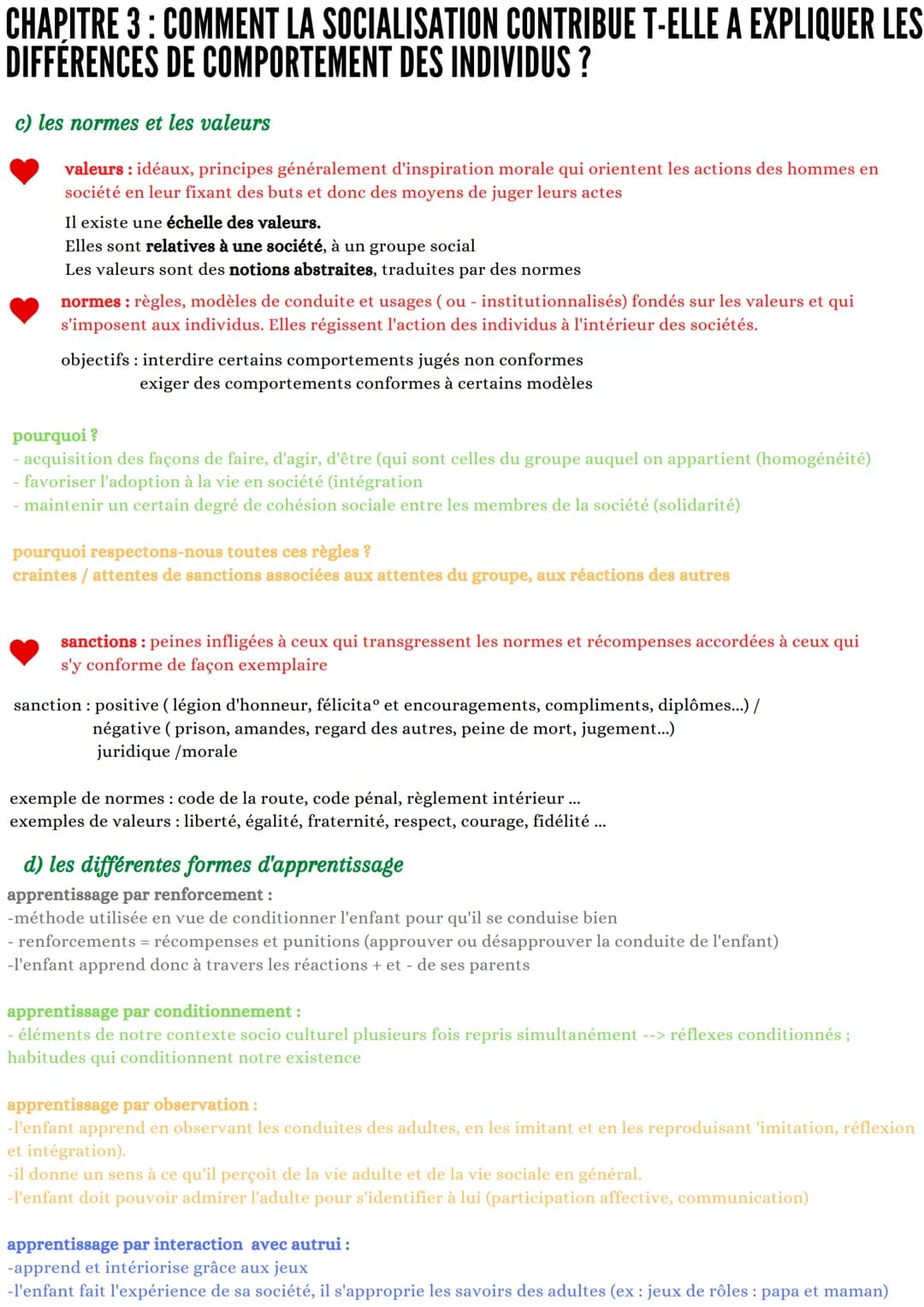 CHAPITRE 3: COMMENT LA SOCIALISATION CONTRIBUE T-ELLE A EXPLIQUER LES
DIFFÉRENCES DE COMPORTEMENT DES INDIVIDUS ?
I- Qu'est ce que la social