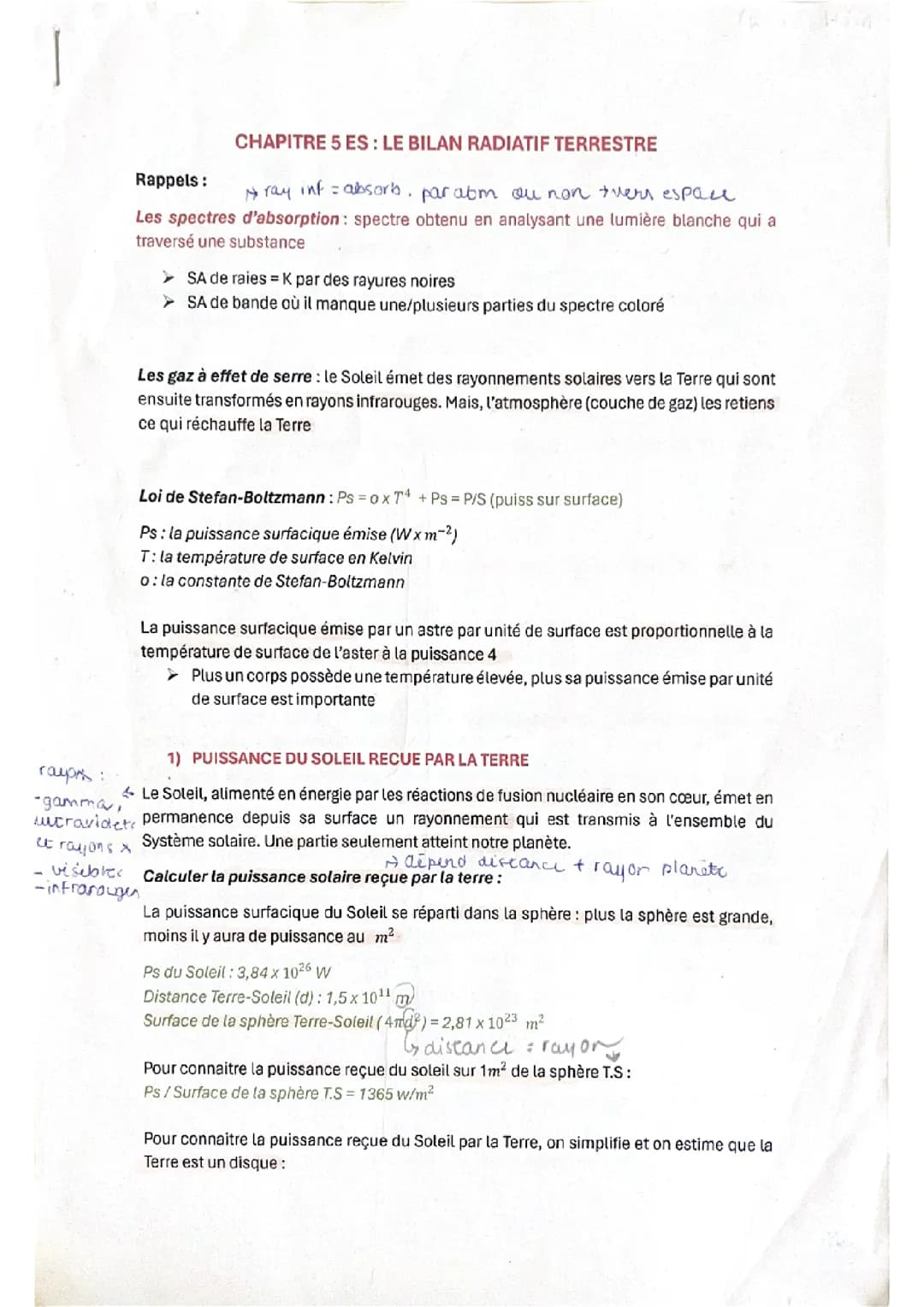 le bilan radiatif terrestre 