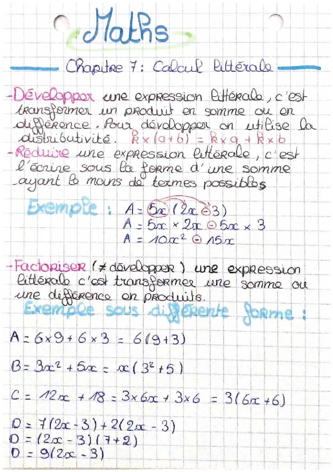 Comment Développer une Expression Littérale et Comprendre la Double Distributivité