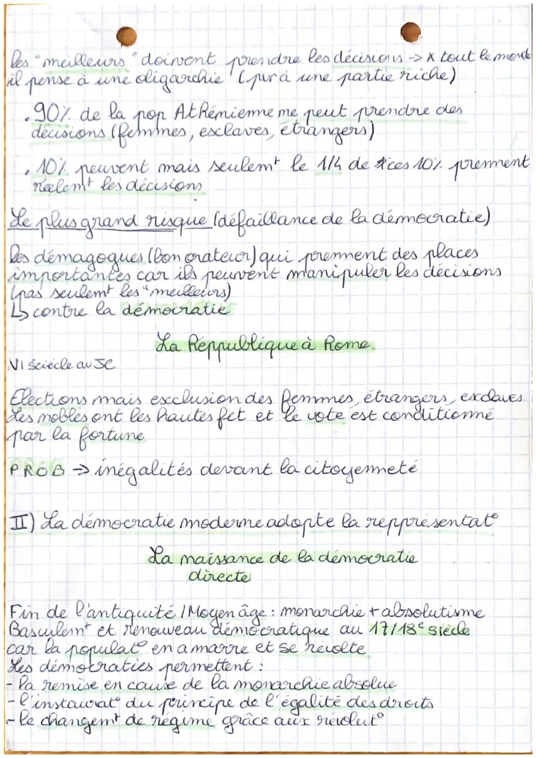 HG G S P
I) Une démocratie directe mais limitée : être citoyens à
Athènes
au Ve sciedle
theme 1
Dans l'antiquité il existait déjà des pratiq