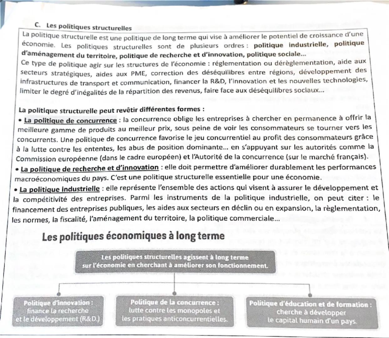 Synthèse rédigée CHAPITRE 3: « Les politiques économiques de l'État et de l'Europe >>>
Les États et les institutions supranationales comme l