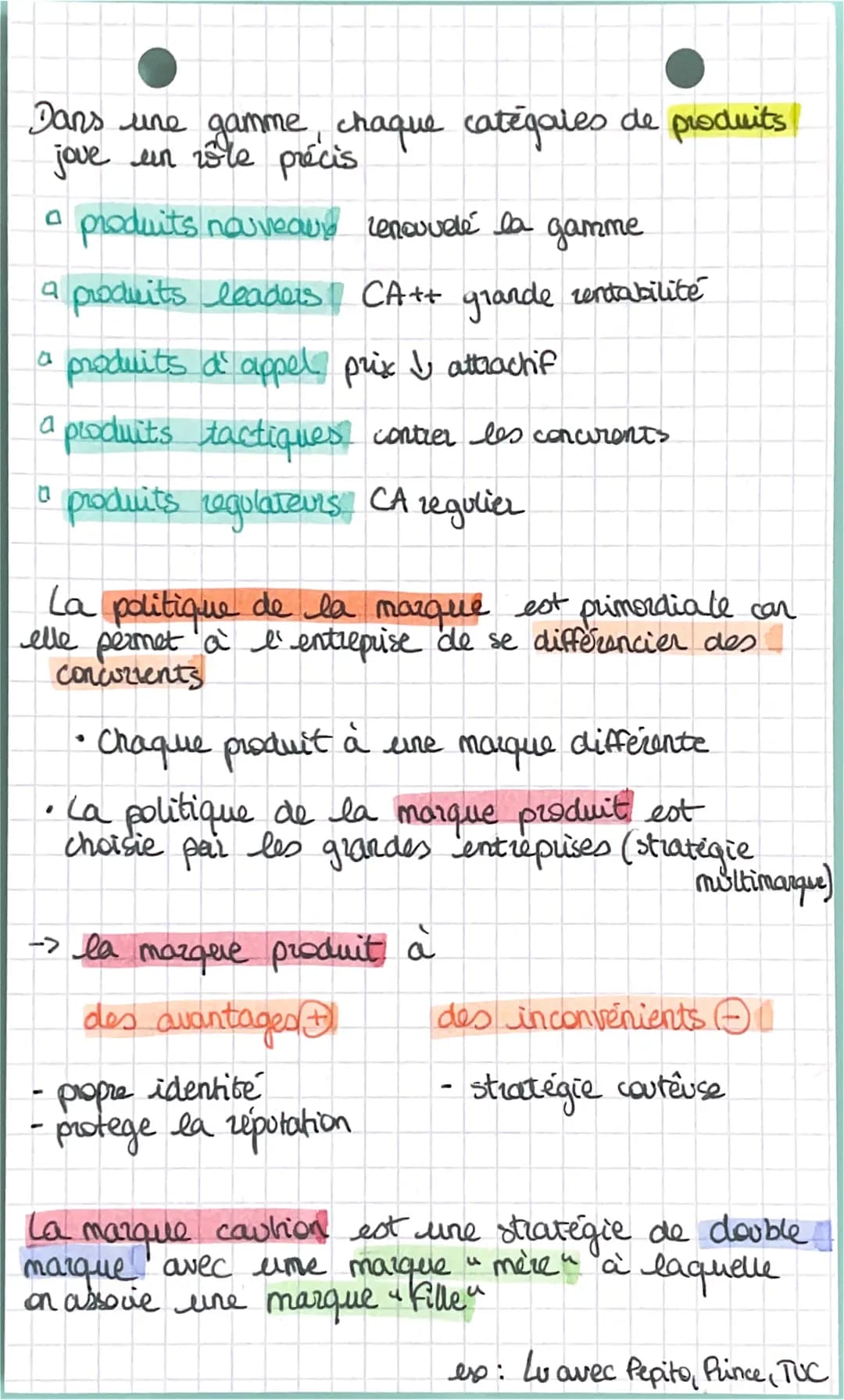 chap 3 la politique de marque
1/2
la tendance marketing est d''associer à l'offre
principale des produits ou services complementaire
"(offre
