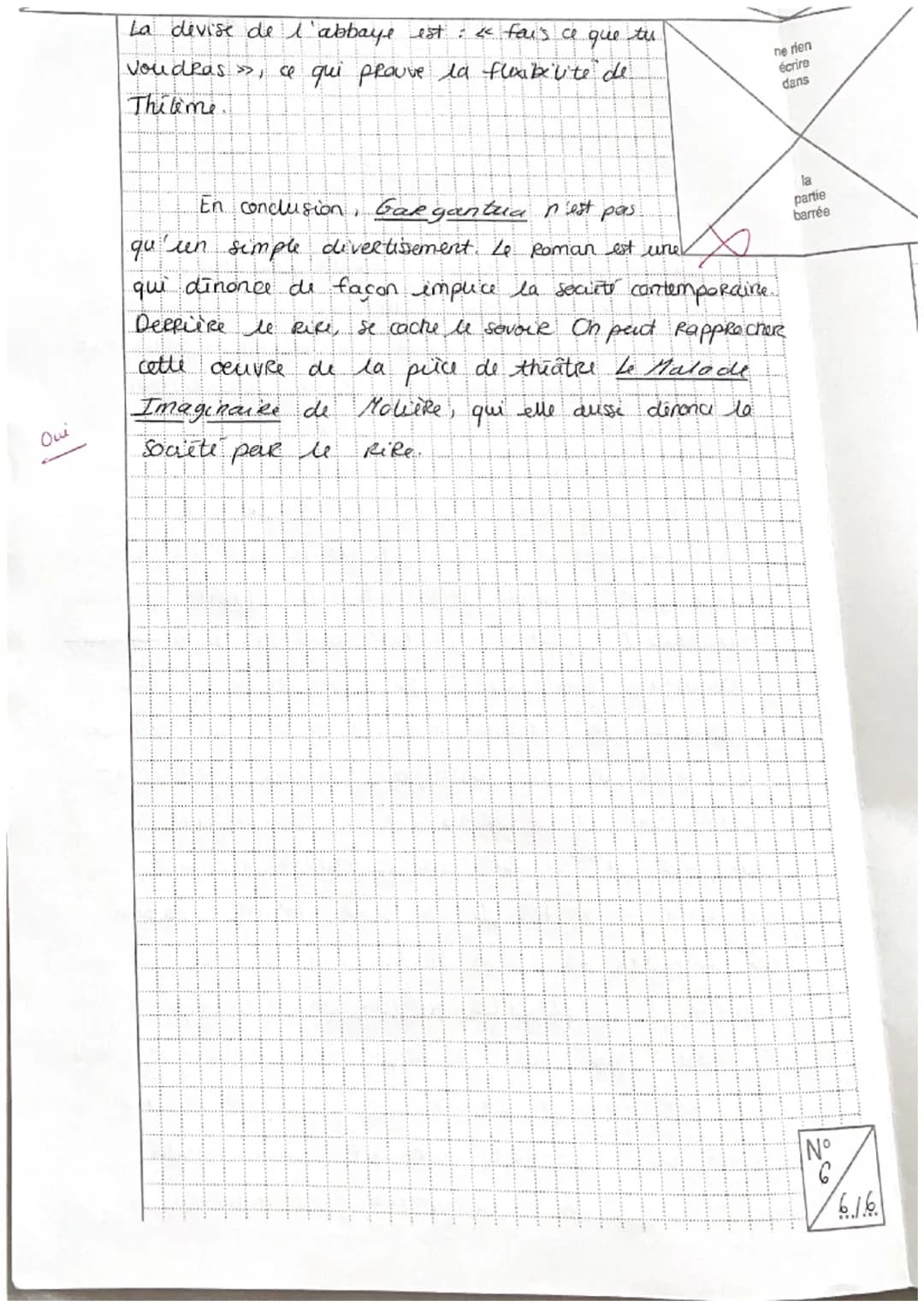 NE RIEN ÉCRIRE
BABU KOTA
Bien
Bonne
moiture de
to méthode,
tratuchion
Bien
Examen ou concours : EAF
Spécialité/option:
Repère de l'épreuve :