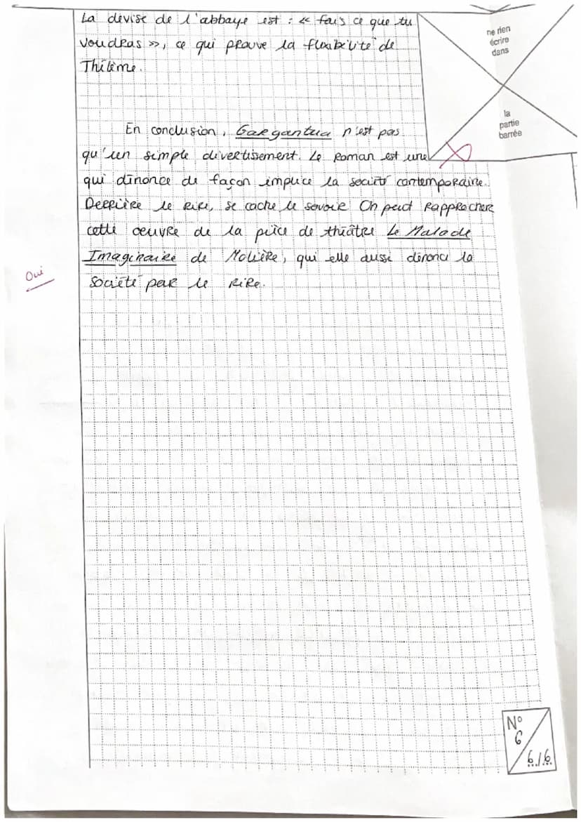 NE RIEN ÉCRIRE
BABU KOTA
Bien
Bonne
moiture de
to méthode,
tratuchion
Bien
Examen ou concours : EAF
Spécialité/option:
Repère de l'épreuve :