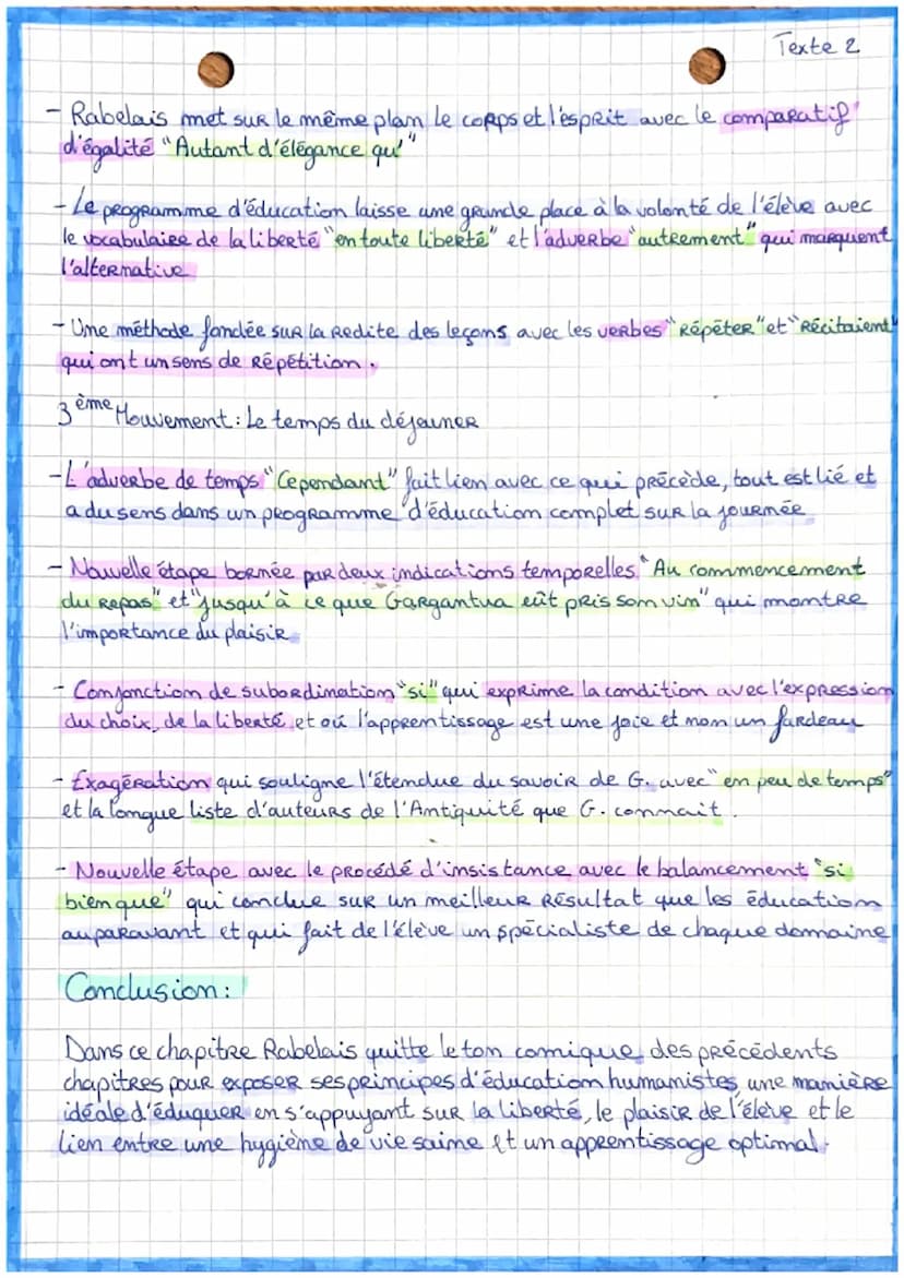 Etude linéaire
Francois Rabelais, Gargantua, chapitre 23
Introduction :
François Rabelais, auteur humaniste Racente de manière comique
l'enf