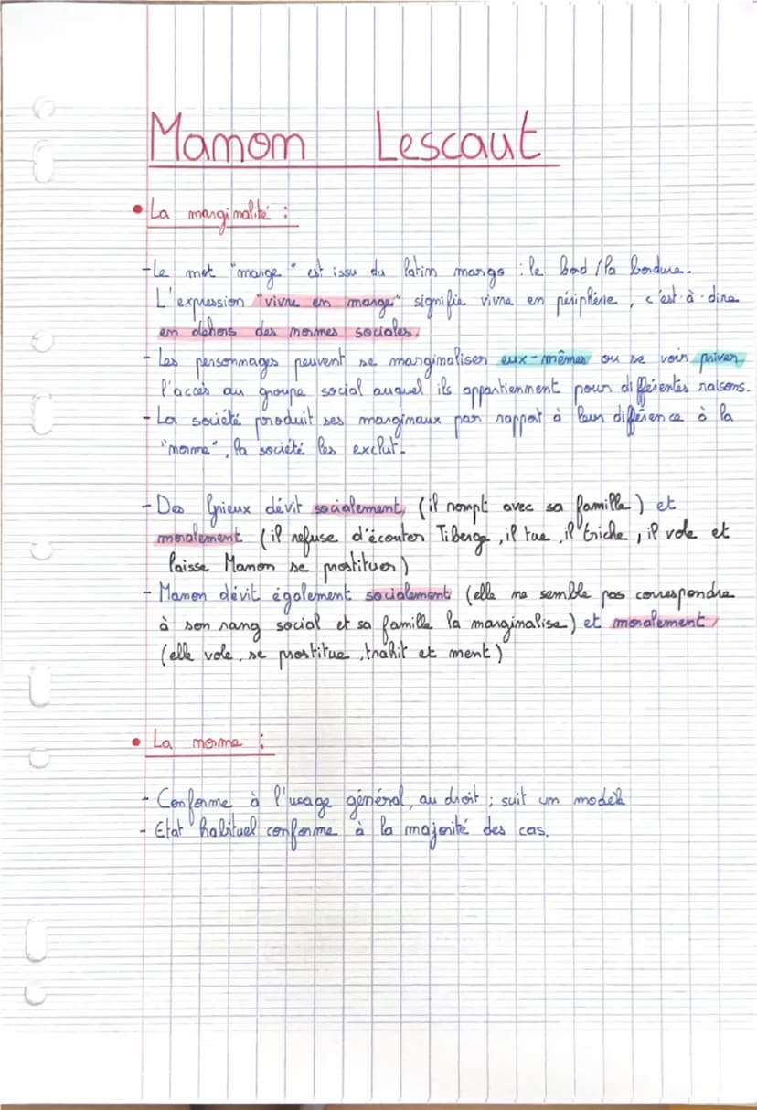 Mamon Lescaut
• L'auteur :
- Amtoime - François Prévost (1697-1763), dit l'Abbé Prévost, il est le
fils de Liévim Prévost, um juge issu de l