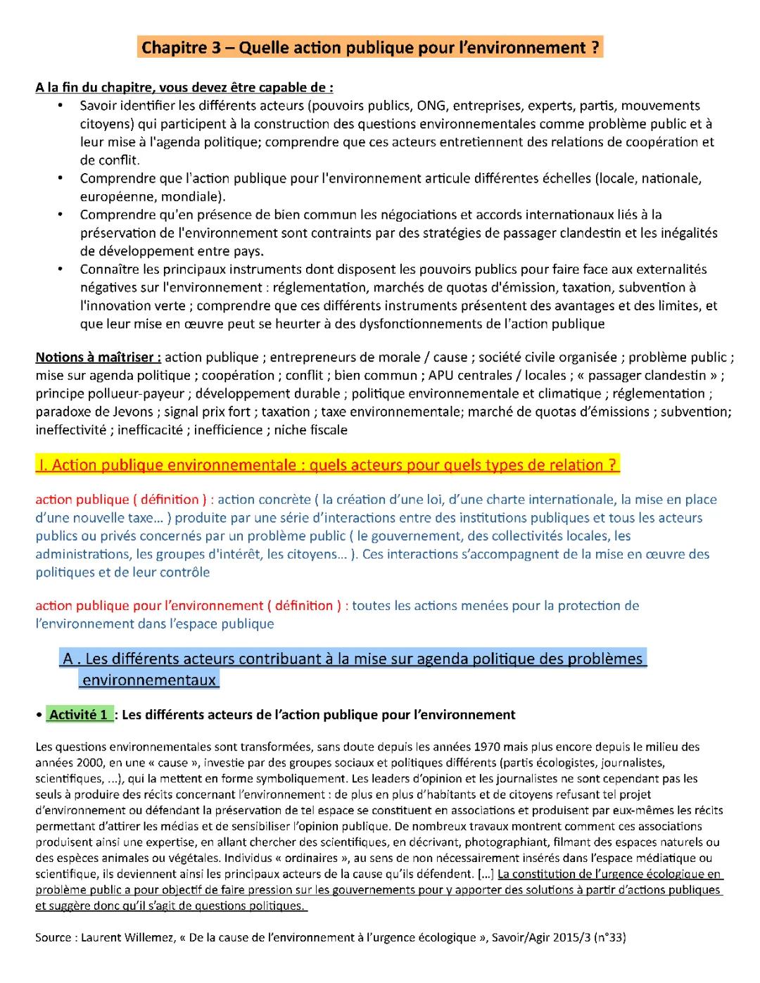 Comprendre la Politique Environnementale : Exemples et Actions en France et en Europe