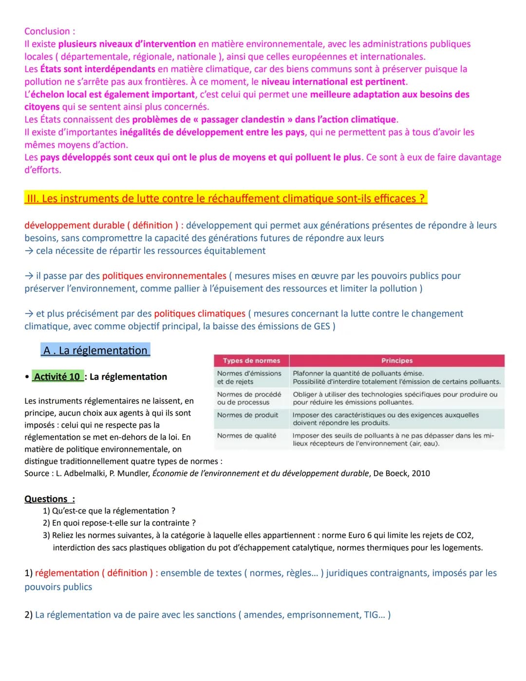 A la fin du chapitre, vous devez être capable de :
Savoir identifier les différents acteurs (pouvoirs publics, ONG, entreprises, experts, pa