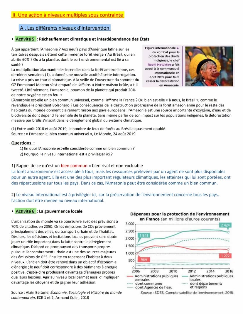 A la fin du chapitre, vous devez être capable de :
Savoir identifier les différents acteurs (pouvoirs publics, ONG, entreprises, experts, pa