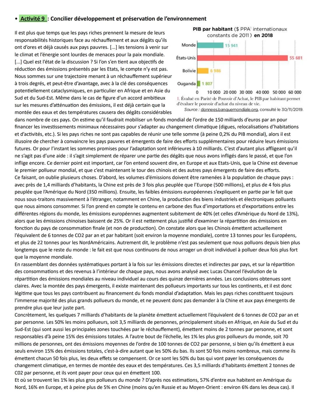 A la fin du chapitre, vous devez être capable de :
Savoir identifier les différents acteurs (pouvoirs publics, ONG, entreprises, experts, pa