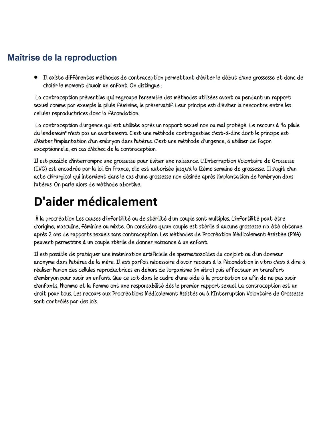 # Sciences

Production de cellules reproductrices, contrôles hormonaux, maîtrise de la reproduction

Production de cellules reproductrices

