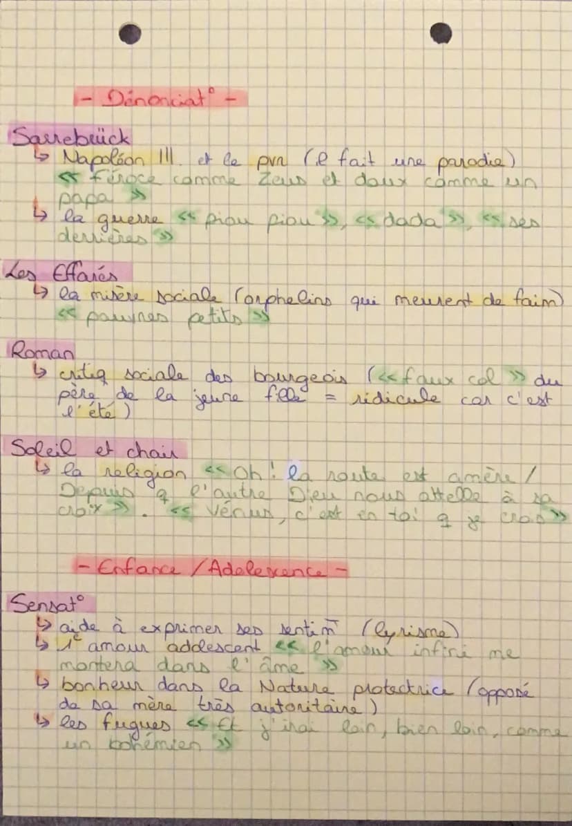 FRC
LES CAHIERS DE DOUAI-
citat
Fugue - Errance - Liberte - Nature - Politiq - Amour-
Religion - Guerre
1- Poème nouvelle / Emancipat poétiq