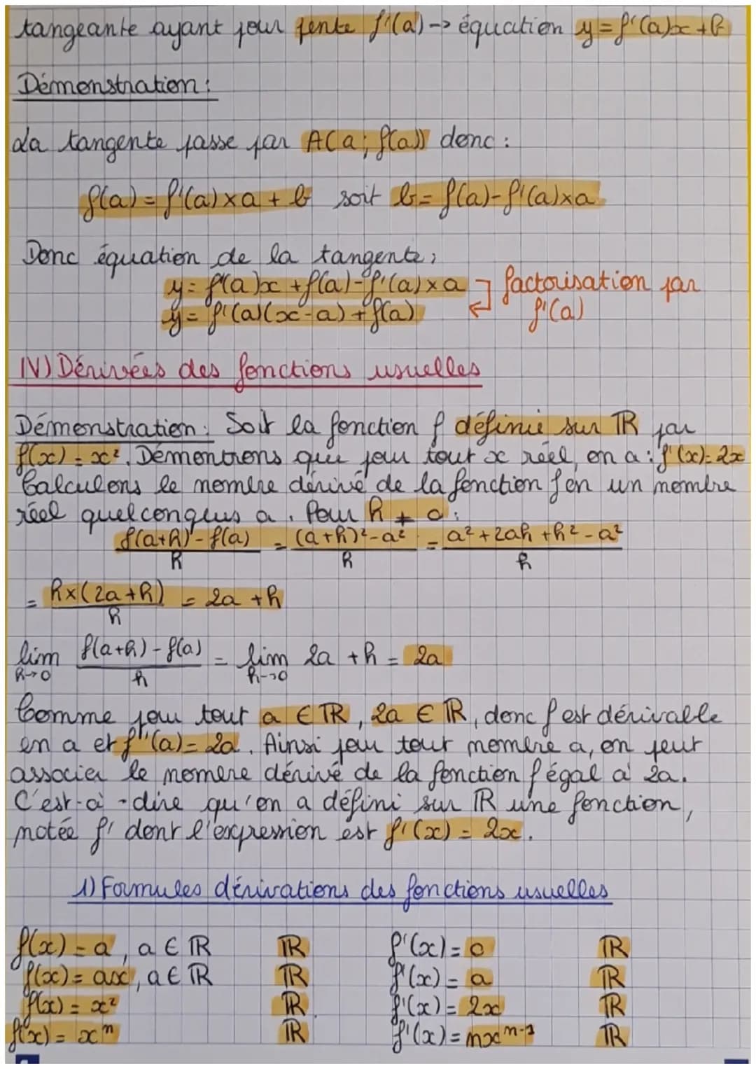 DERIVATION MATHS
Raffel: coefficient directeur : YB- YA
XB-XA
I) dimite en zéro d'une fonction
Gn
pere spé
maths
mote cela tim f (x) = L on 