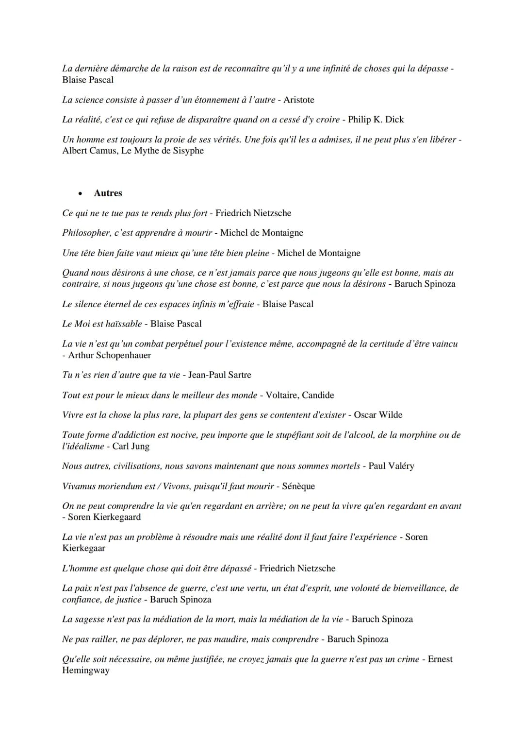 ●
L'art
CITATIONS PHILO
Créer, c'est vivre deux fois - Albert Camus, Le Mythe de Sisyphe
La beauté réside dans l'oeil de celui qui regarde -