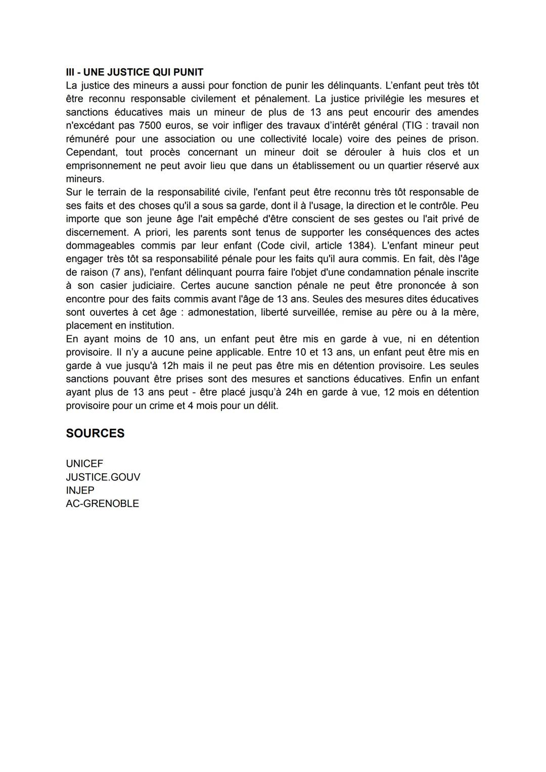 # INTRODUCTION

Chaque année, près de 383 000 mineurs sont pris en charge par la justice. La justice des
mineurs est une justice spécifique 