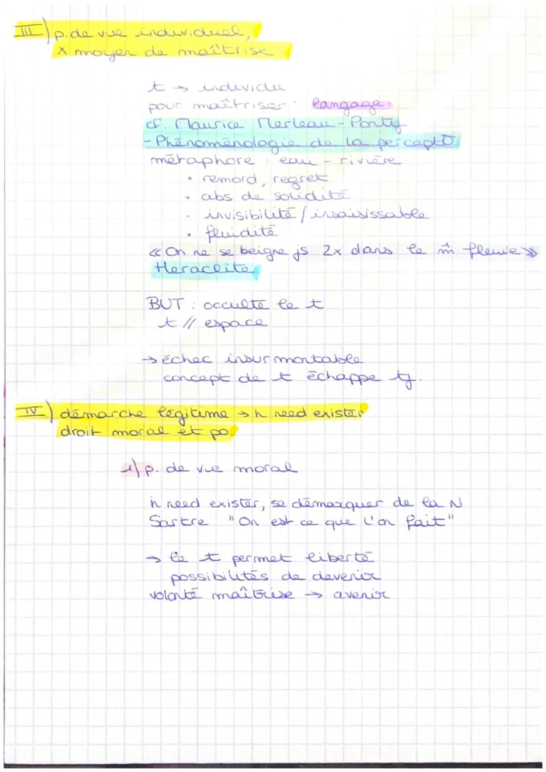 Matière: Philosophie

Peut-on maîtriser le temps?

maîtriser = se rendre maître, >
temps = objectif (tempsy) ≠ subjectif (t vecu)
naturel (t
