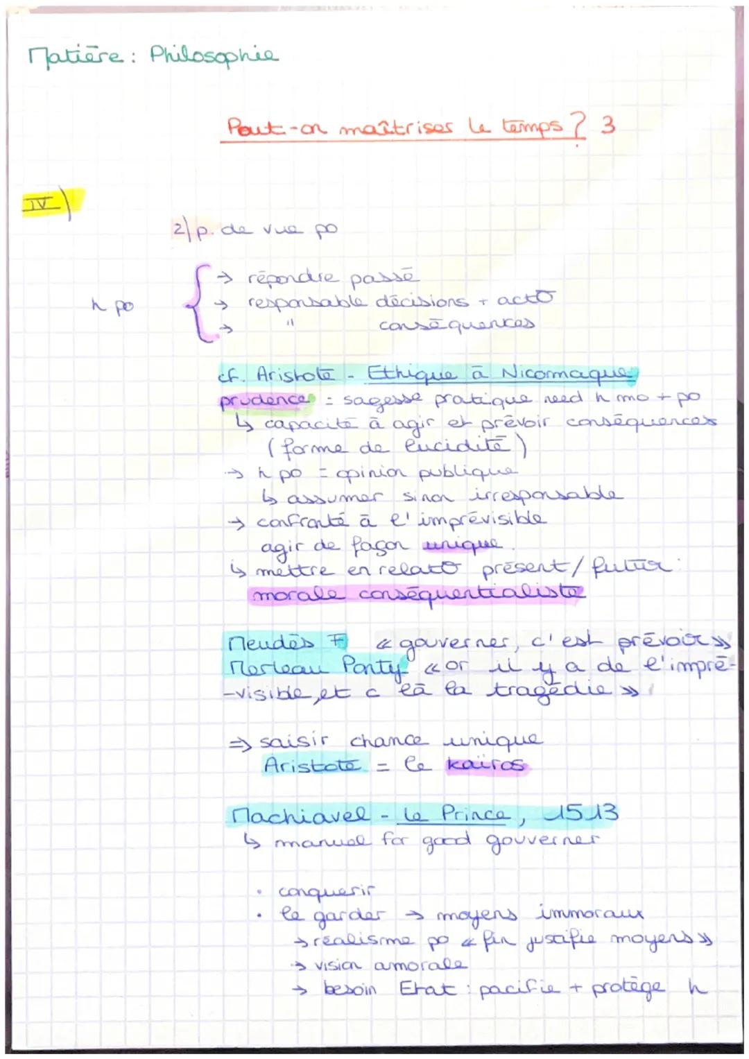 Matière: Philosophie

Peut-on maîtriser le temps?

maîtriser = se rendre maître, >
temps = objectif (tempsy) ≠ subjectif (t vecu)
naturel (t