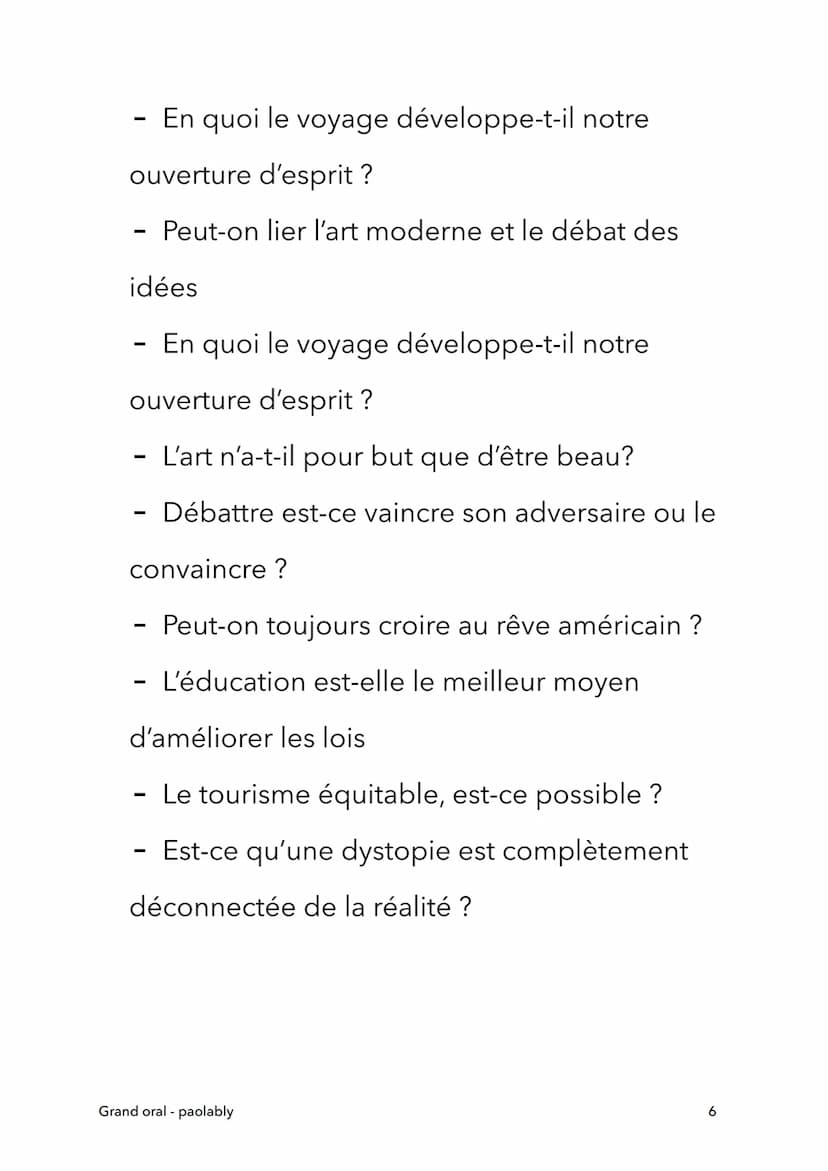 Exemple de sujet Grand Oral
SVT et LLCE
Terminale
Grand oral - paolably
@paolably
knowunity
1 SVT
- Comment une cellule-œuf issue de la
féco