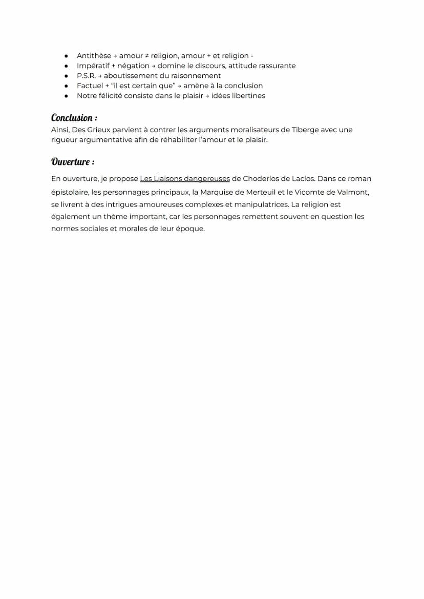 Tiberge parut effrayé de ce raisonnement. Il recula de deux pas en me disant, de
l'air le plus sérieux, que non-seulement ce que je venais d