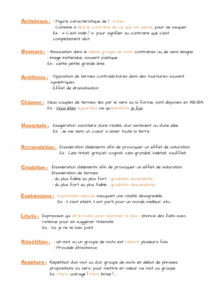 FIGURES DE
FRANÇAIS
Comparaison: Rapproche deux éléments à l'aide d'un outil de comparaison : tels
que, comme, plus que, semblait, paraître 
