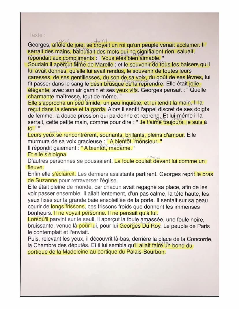 Procéder :
Oxymore
Métaphore filée
Énumération
Synecdoque
Élément perturbateur
Énumération
Terme polysémique
discours direct
Passé simple
Co