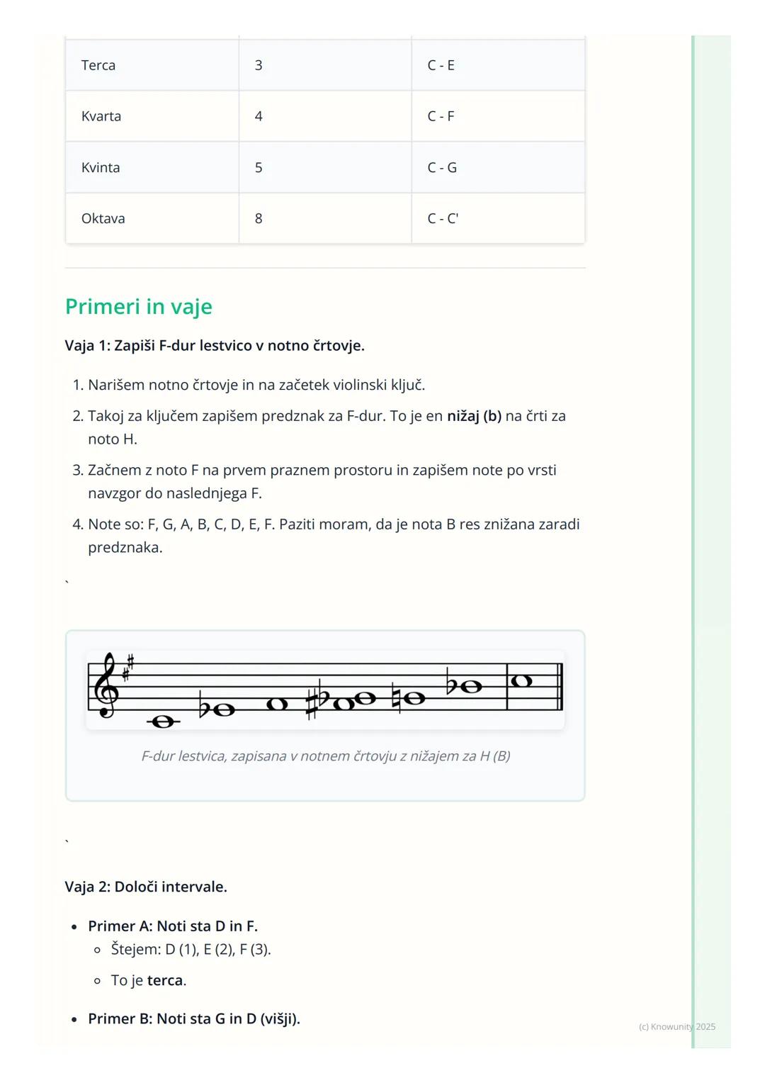 # Lestvice in intervali

Kaj so lestvice in intervali

To so osnovni gradniki glasbe, kot črke v abecedi. Lestvice so kot urejene
skupine no