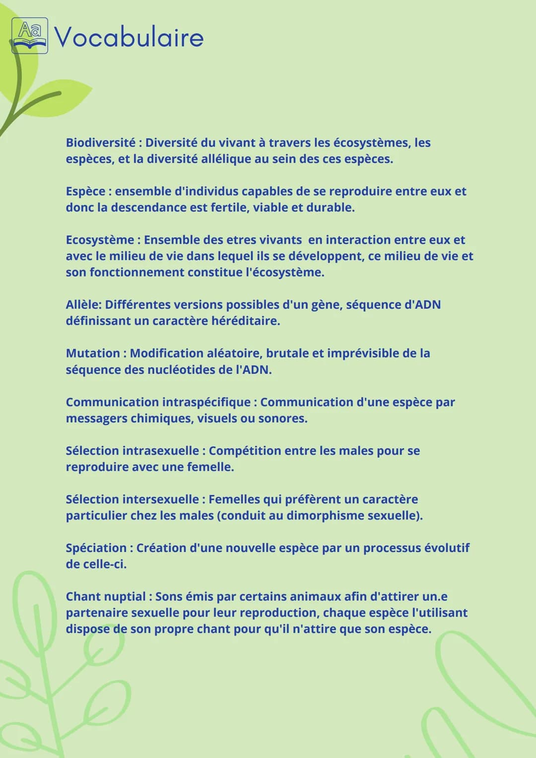 La biodiversité
Intro
La biodiversité est très importante pour
l'Homme, il doit la protéger pour se protéger
car il en dépends d'un point de