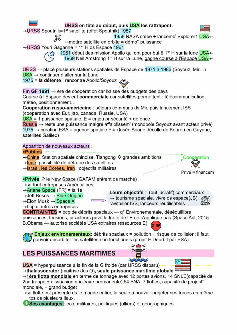 THÈME 1:
DE NOUVEAUX ESPACES DE CONQUÊTE
CHAP INTRO
Puissance Faire, faire faire, empêcher de faire, refuser de faire (Serge Sur)
•pays qui 