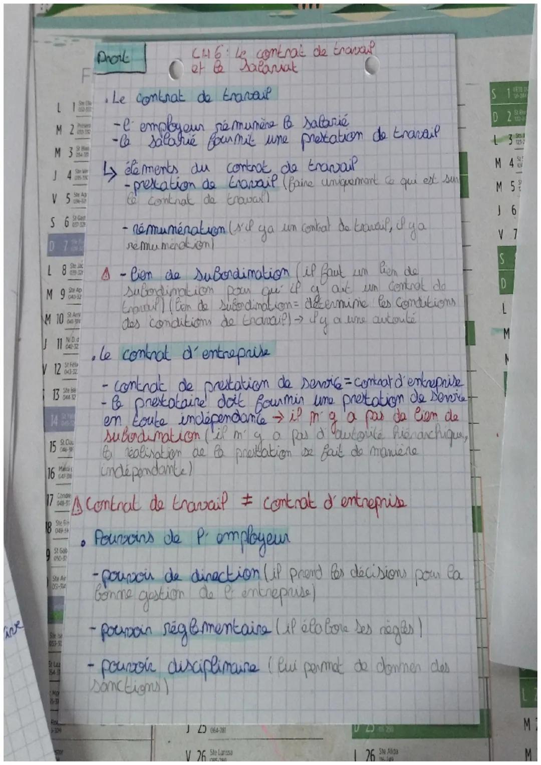 Ave

Proik
CH6 Le contrat de travail
F
Cet le Salariat
C
•Le contrat de travail
M2
-e empbyeur rémunère & salarié
02
M3
-le salarié fourmit 