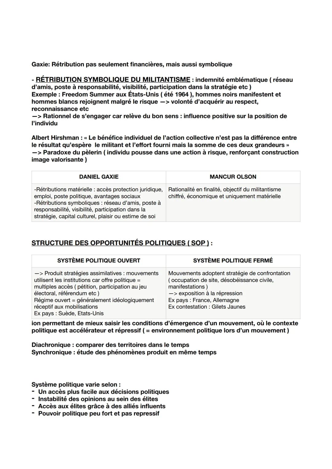 SES
EXPLIQUER L'ENGAGEMENT POLITIQUE DANS LES
SOCIÉTÉS DÉMOCRATIQUES
1) L'ENGAGEMENT POLITIQUE PREND DES FORMES VARIÉS
VOTE : opération où c