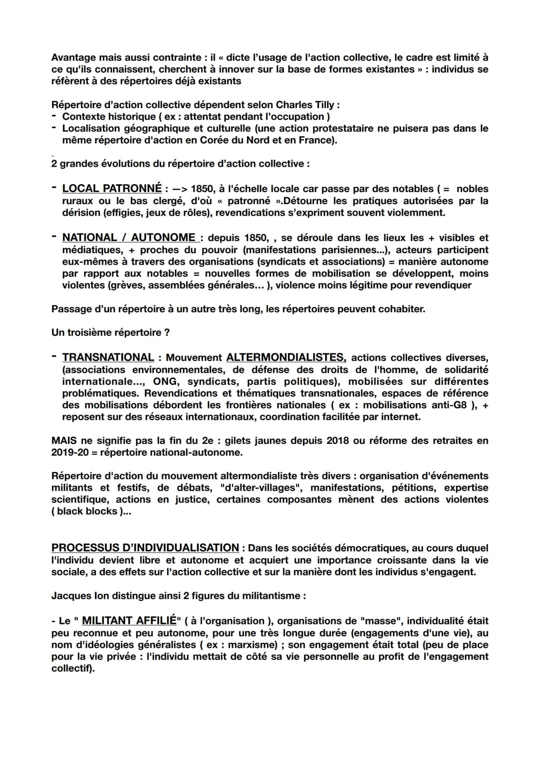 SES
EXPLIQUER L'ENGAGEMENT POLITIQUE DANS LES
SOCIÉTÉS DÉMOCRATIQUES
1) L'ENGAGEMENT POLITIQUE PREND DES FORMES VARIÉS
VOTE : opération où c