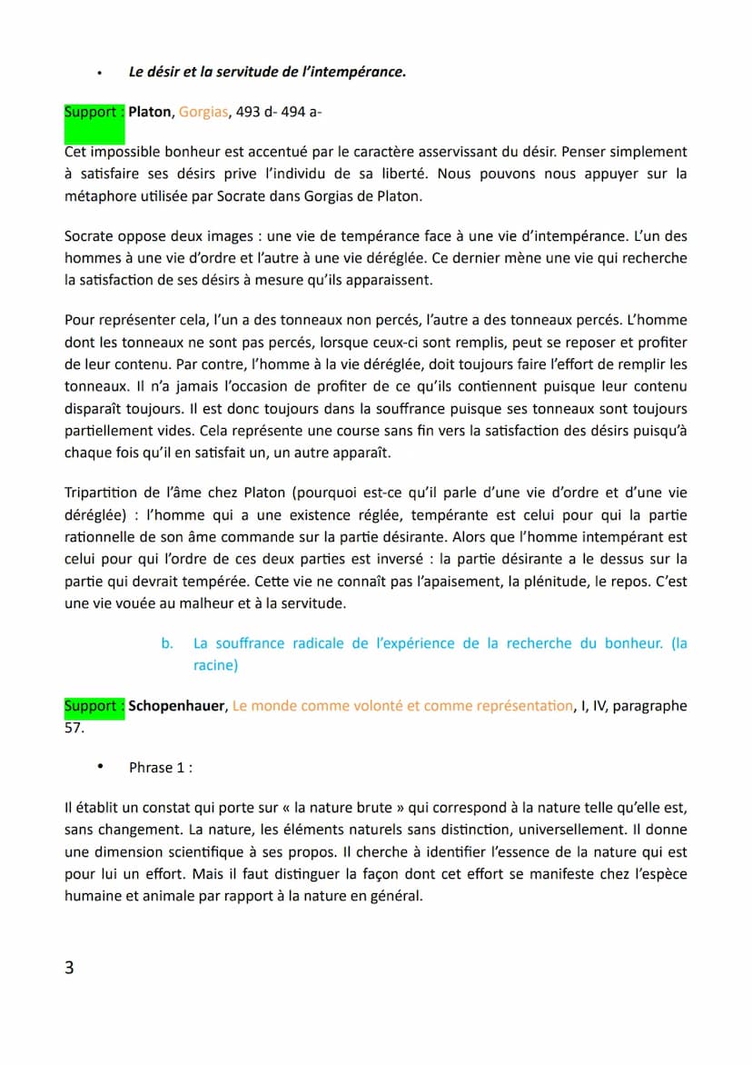 Leçon n°3 : le bonheur
Question général du cours : le bonheur est-il un idéal inaccessible ?
LE BONHEUR :
état de satisfaction stable et dur