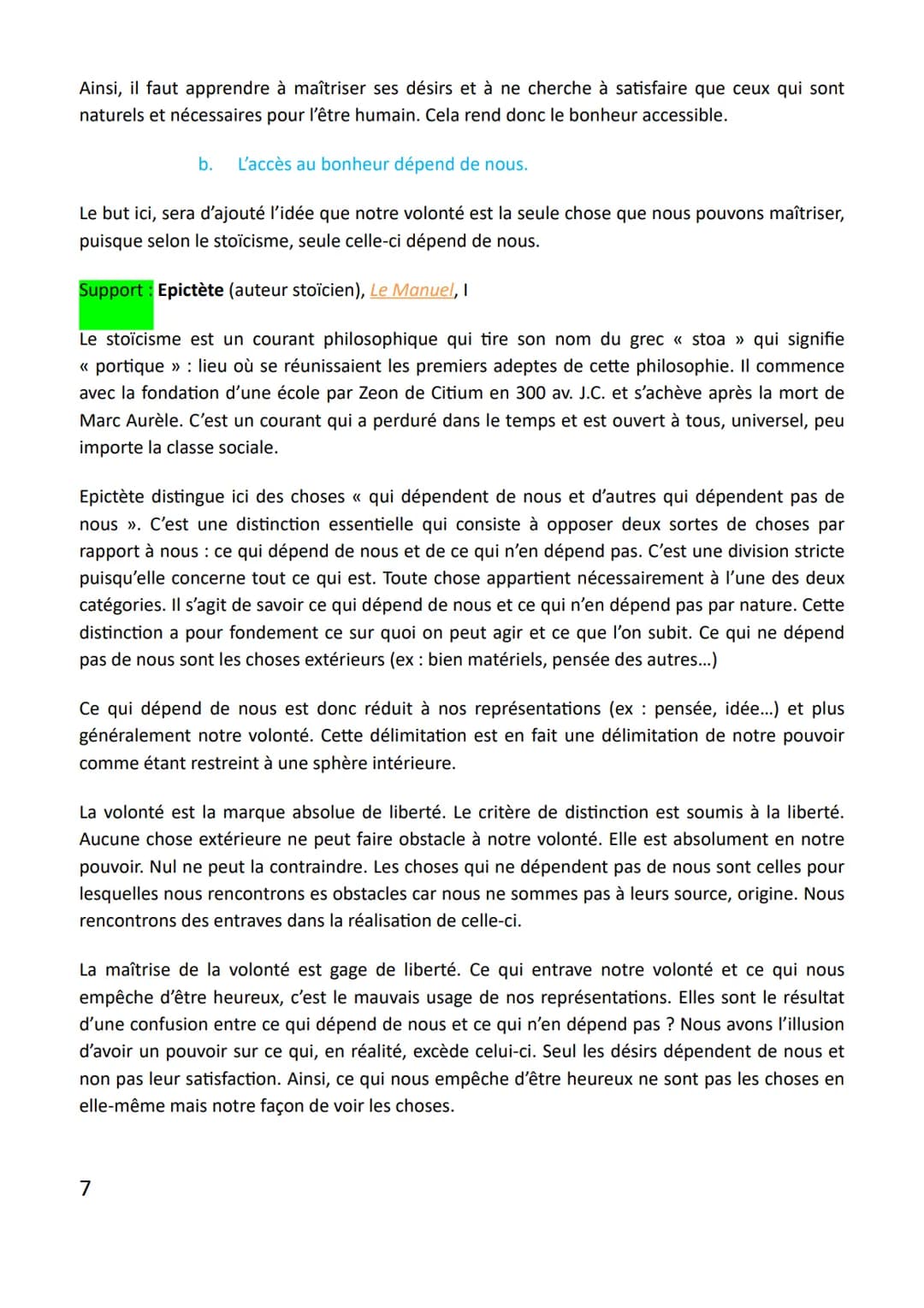 Leçon n°3 : le bonheur
Question général du cours : le bonheur est-il un idéal inaccessible ?
LE BONHEUR :
état de satisfaction stable et dur