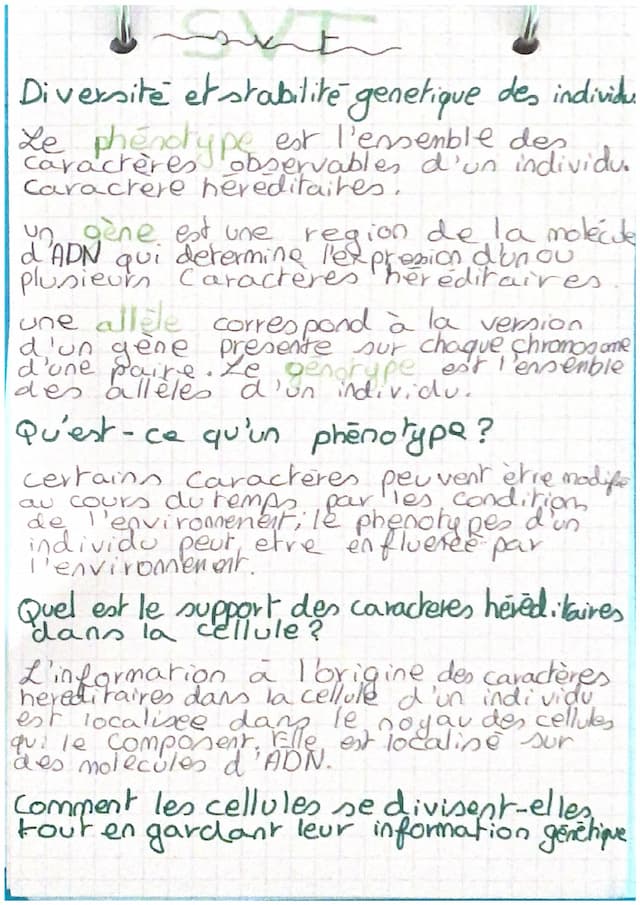 Know Diversité et stabilité génétique des individus  thumbnail