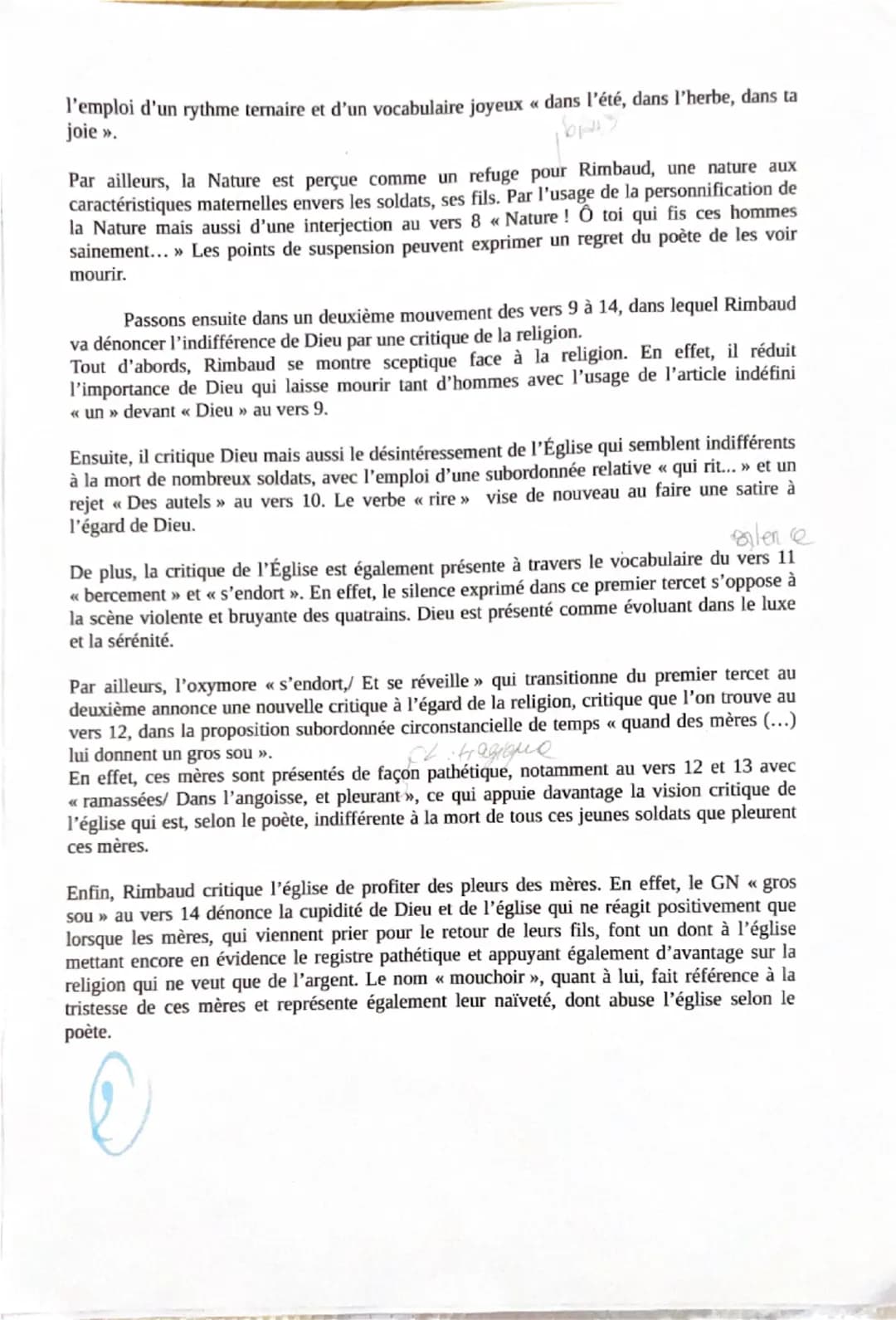 Texte 10/16
Le Mal
descript
4051-8
ског -14
Munte molheurs de lo querer w por Rimbaud
MUNTR Crin que la Rougion qui s'avargle an
adv de cons